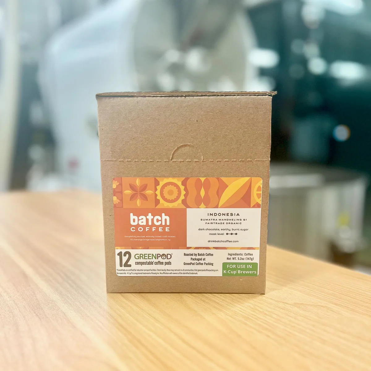 indonesia sumatra mandheling, beriah citra persada gr1 k-cups coffee by batch coffee