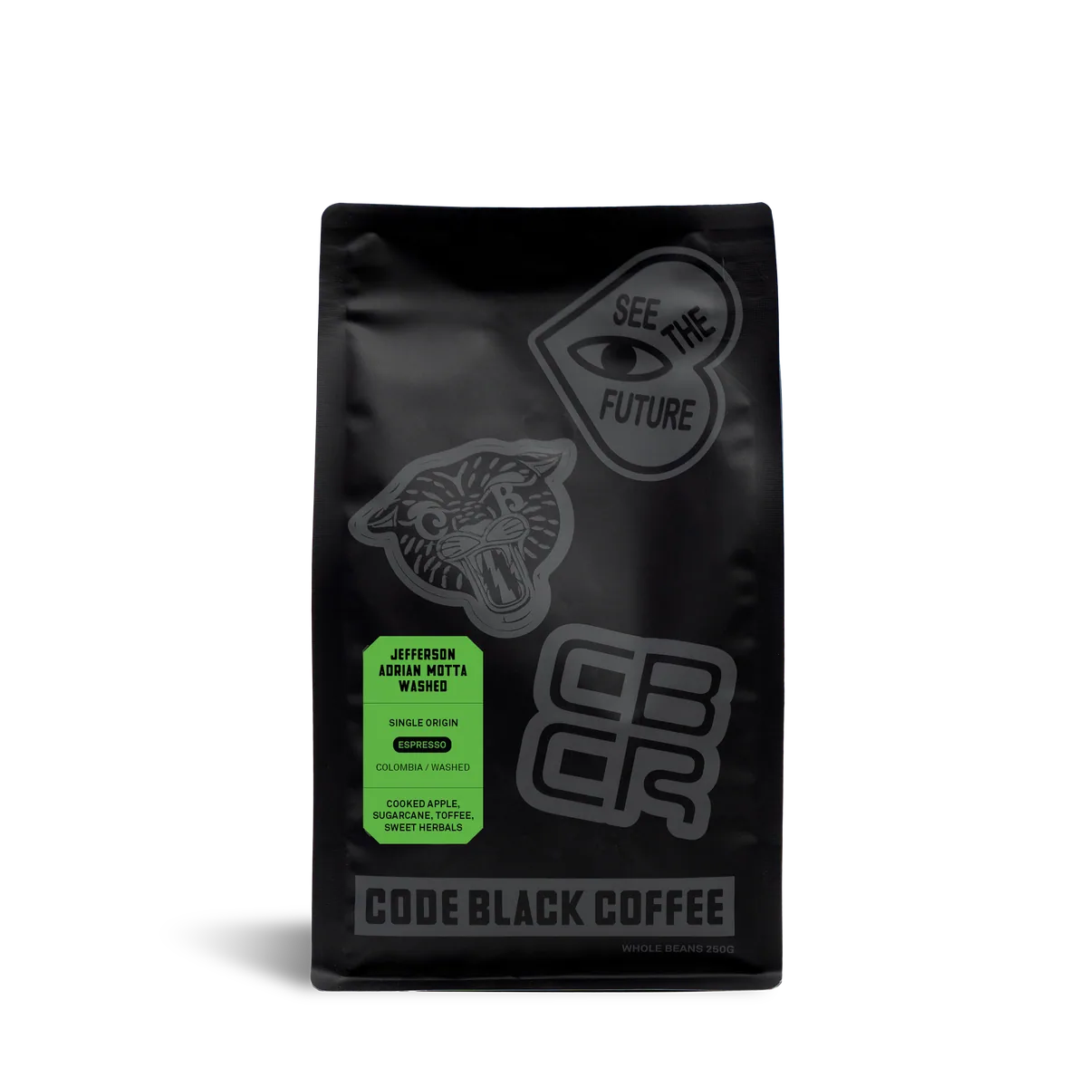 colombia jefferson adrian motta washed espresso - single origin coffee by code black