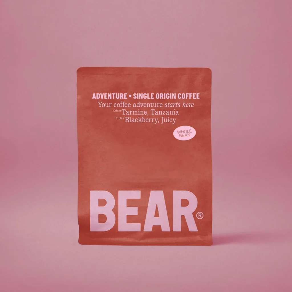 adventure - tarmine, tanzania coffee by bear - derbion