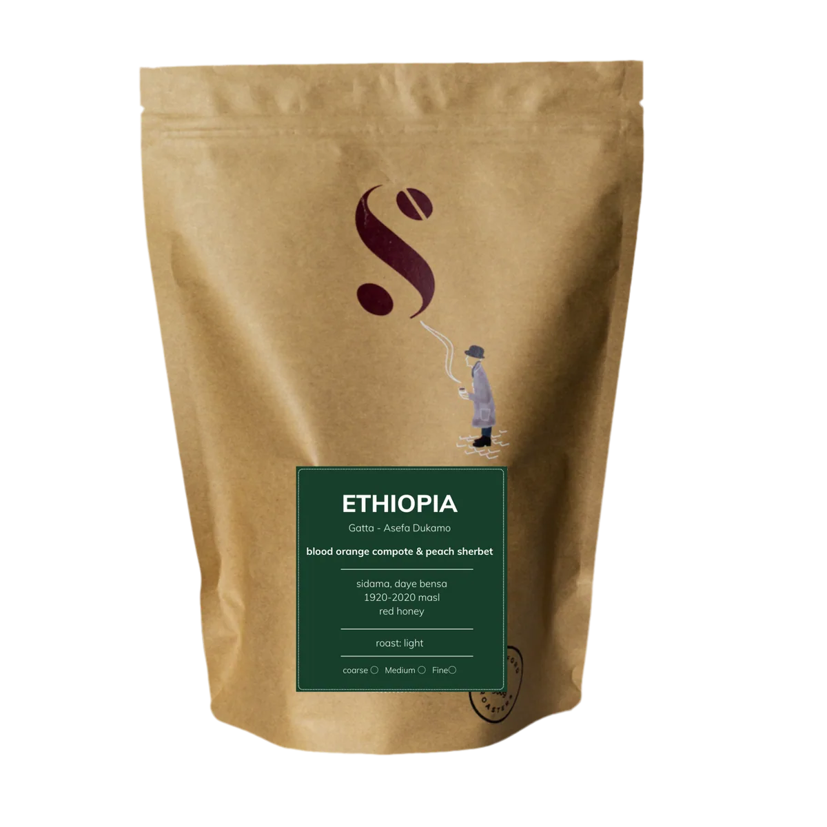 ethiopia (gatta) red honey coffee by salford roasters