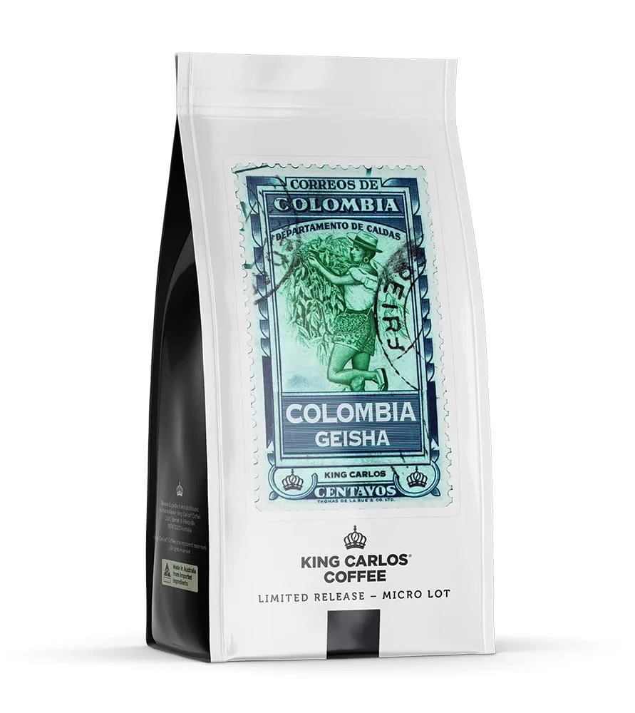 colombia geisha, jairo arcilla coffee by king carlos coffee roasters