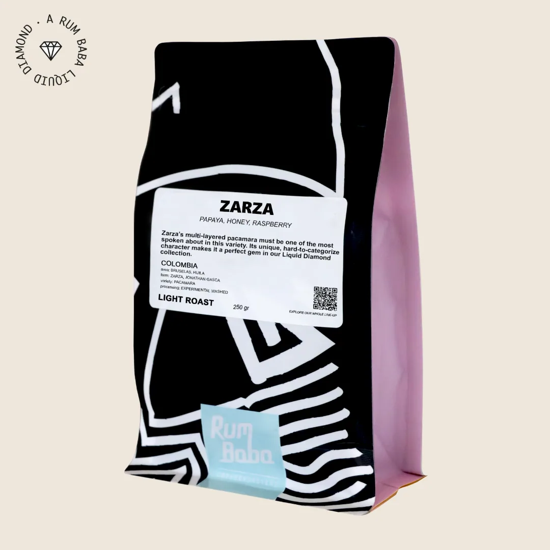 colombia zarza coffee by rum baba coffeeroasters shop & brew-bar east