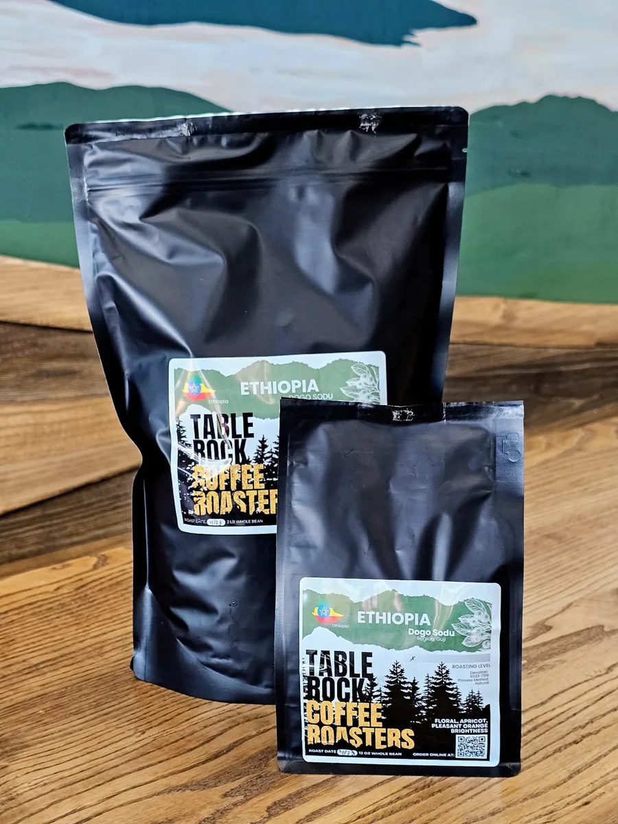 ethiopia dogo sodu | light roast coffee 2lb bag coffee by table rock coffee roasters