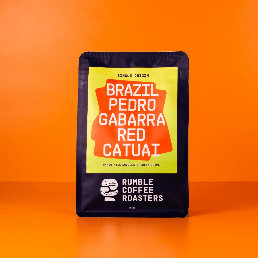 brazil pedro gabarra red catuai espresso coffee by rumble coffee roasters hq - local pickup only