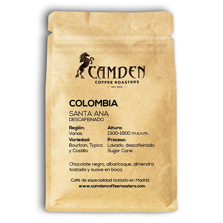 colombia – santa ana descafeinado - colombia + el salvador coffee by camden coffee roasters (velilla de san antonio) - café de especialidad | specialty coffee madrid