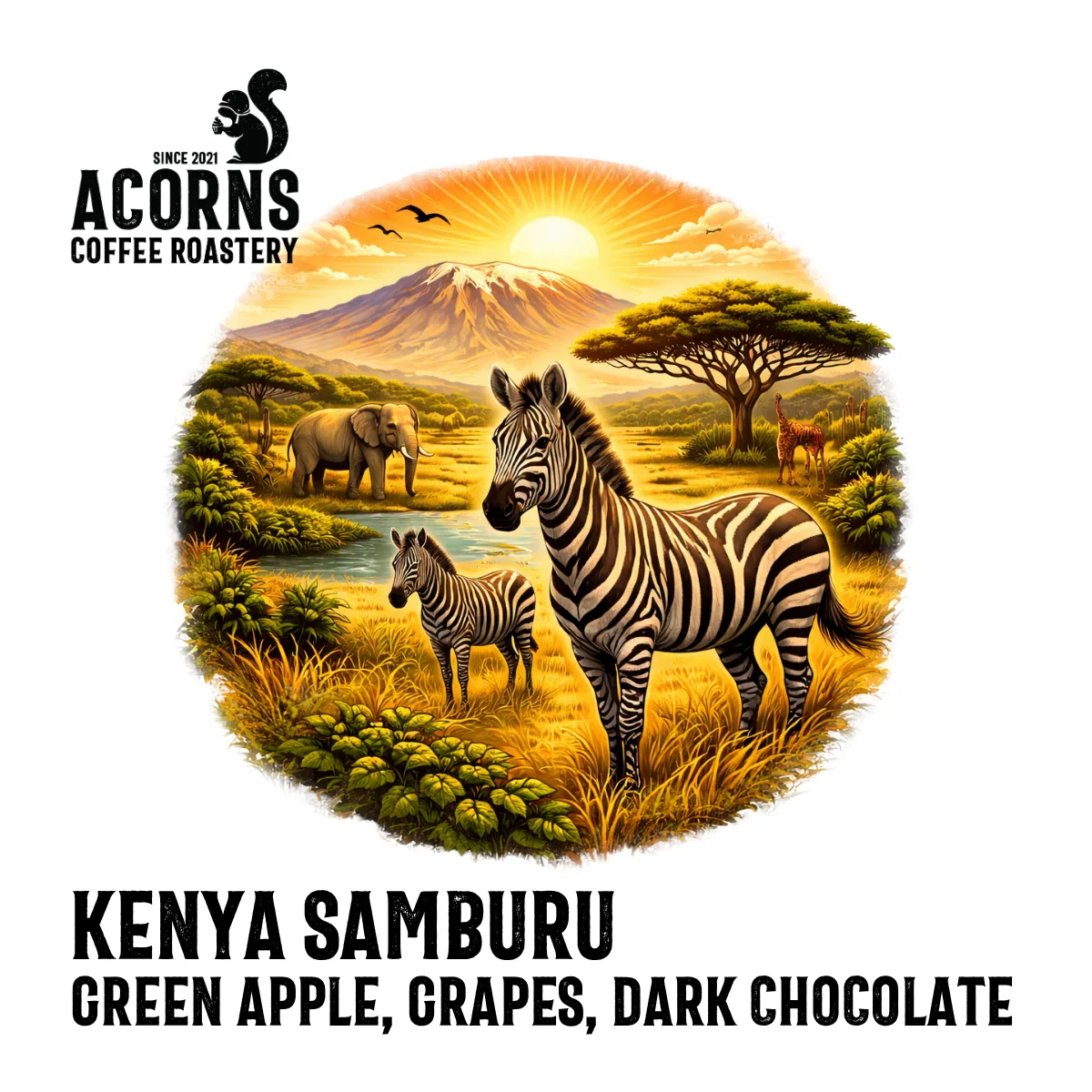 kenya samburu coffee by acorns coffee and cake