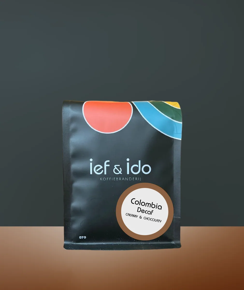 colombia decaf washed coffee by ief&ido coffee roasting shop/bar