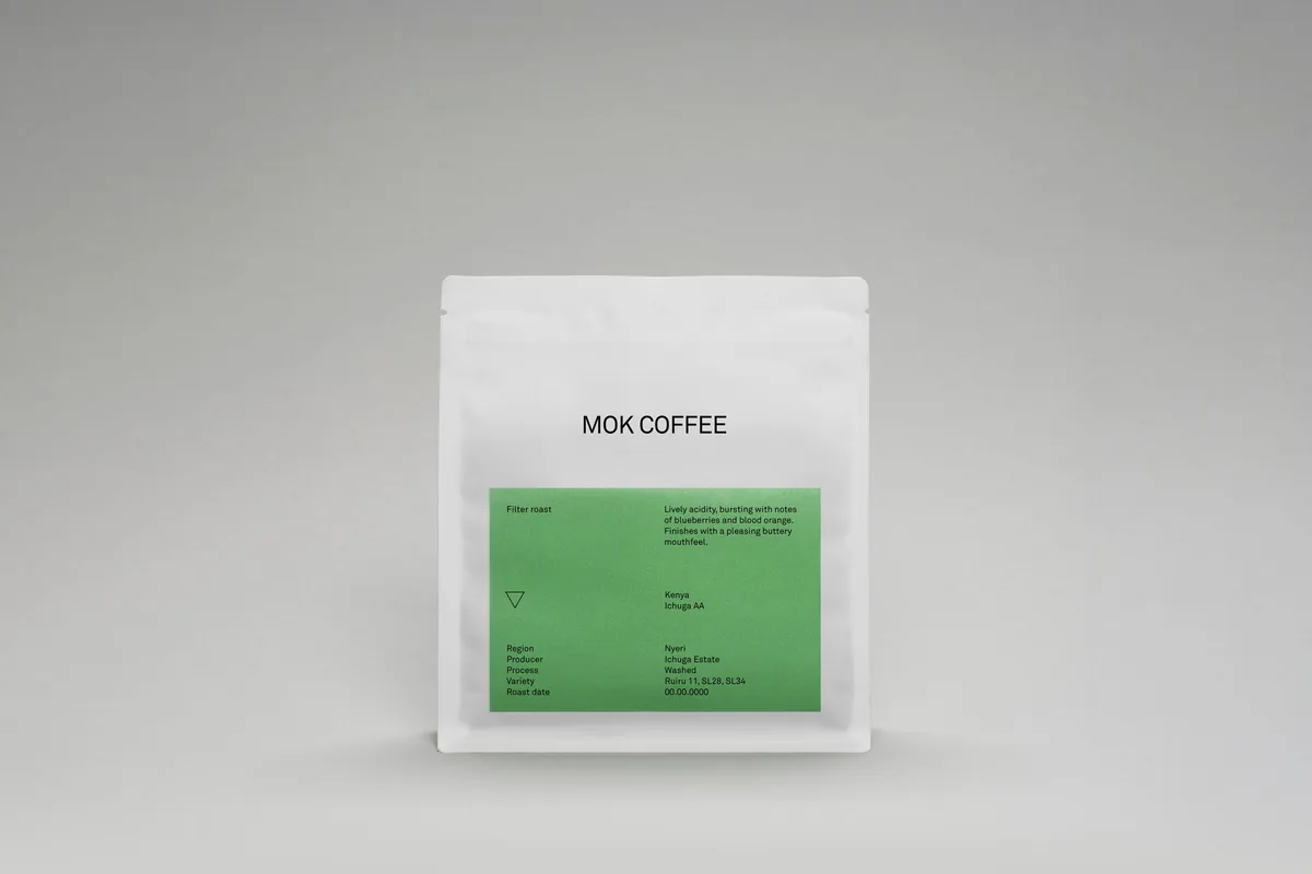 kenya, ichuga aa, washed - kenya coffee by mok