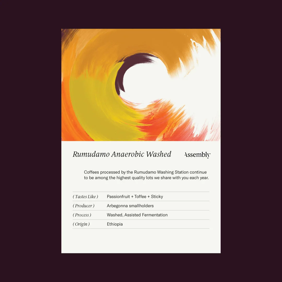 ethiopia - rumudamo anaerobic washed coffee by assembly coffee london