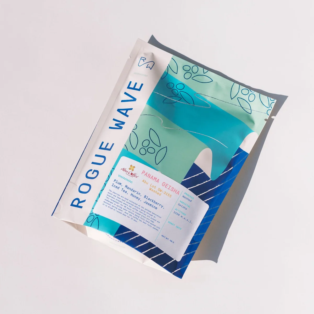 panama - abu geisha gw-3155 | washed - 100g - archived coffee by rogue wave coffee
