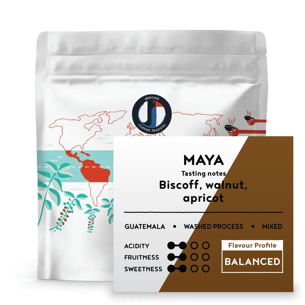 maya - guatemala coffee by jericho coffee traders roastery