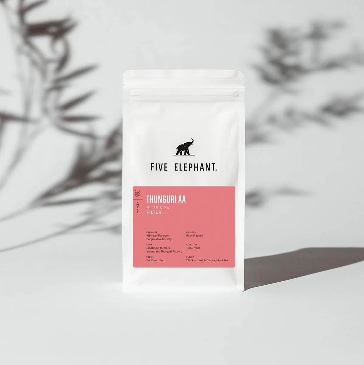 kenya thunguri aa - filter - kenya coffee by five elephant