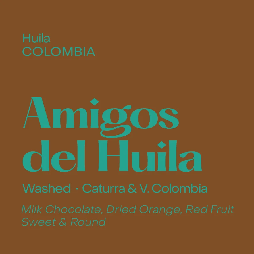 colombia amigos del huila espresso, washed field blend coffee by subtext coffee roasters