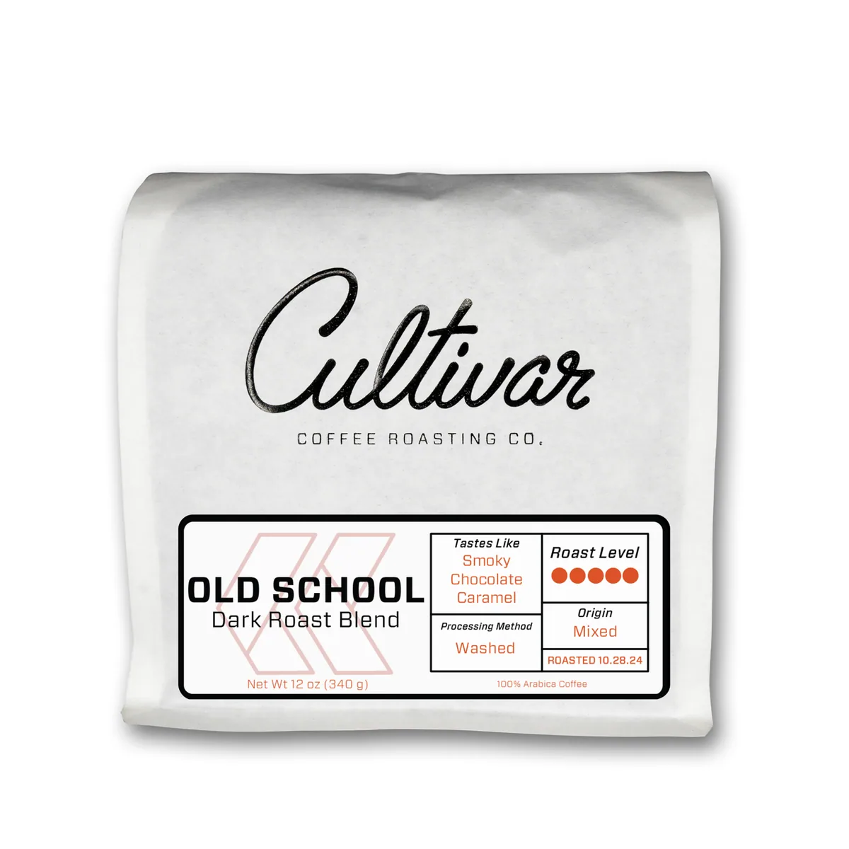 old school dark roast blend coffee by cultivar coffee roasting co.