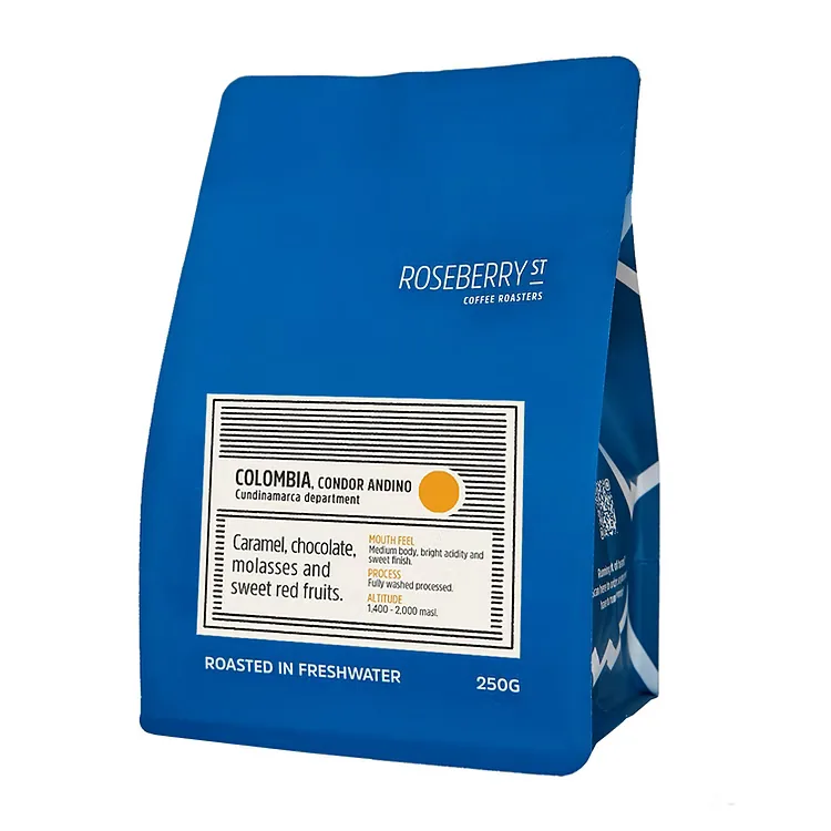 colombia single origin coffee by roastville coffee roasters