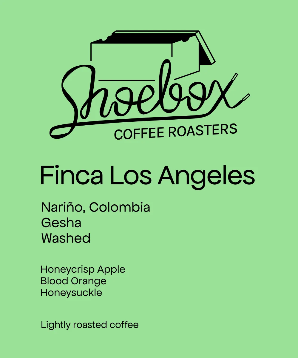colombia finca los angeles gesha washed - colombia coffee by shoebox coffee