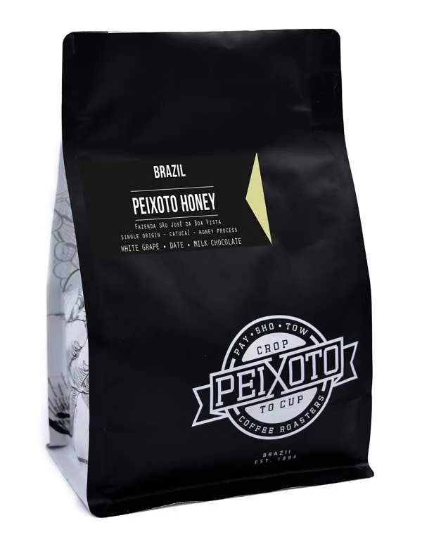 honey coffee by peixoto coffee roasters.