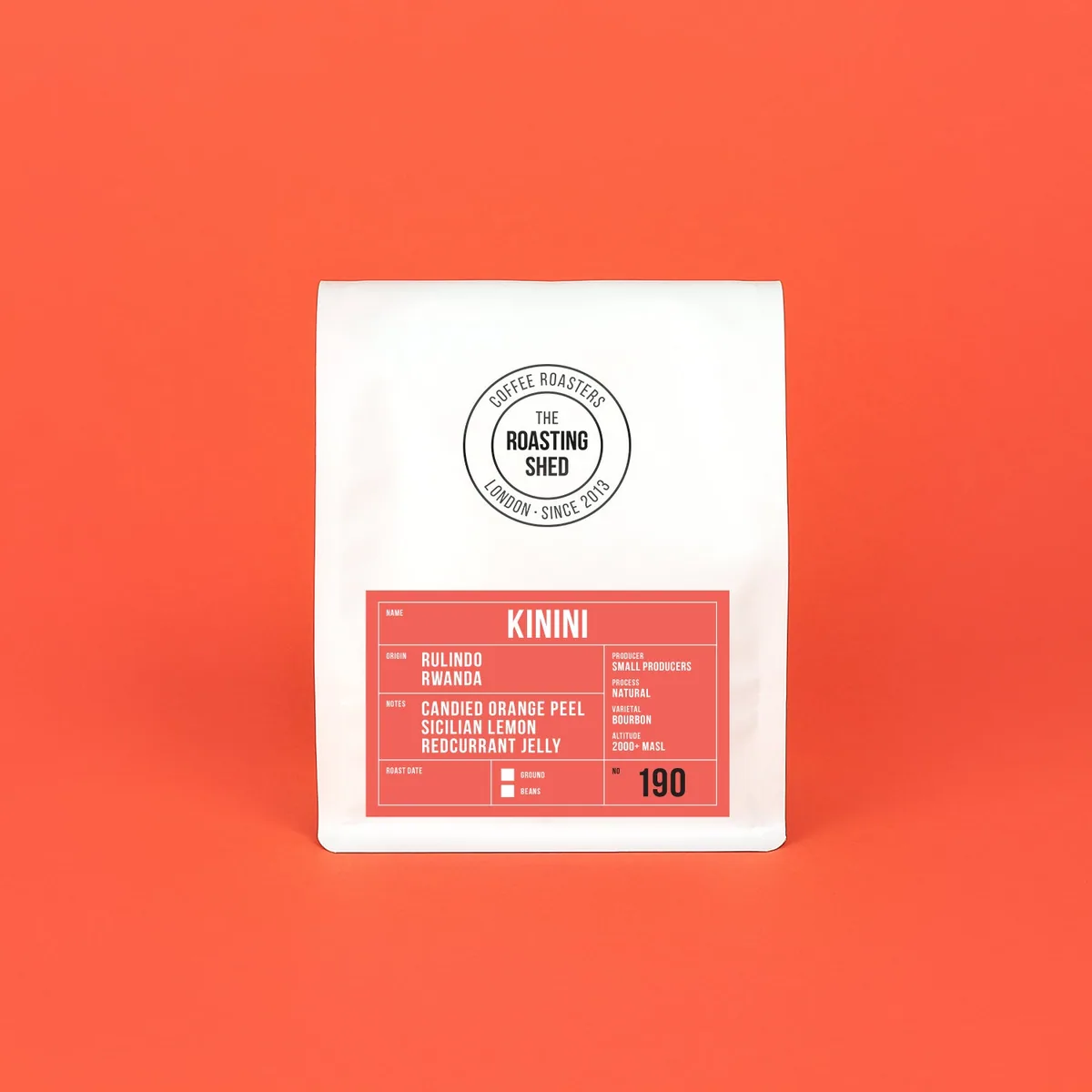 kinini - rwanda coffee by the roasting shed hackney bridge