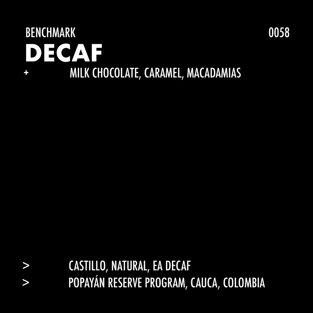 decaf - popayán coffee by formative