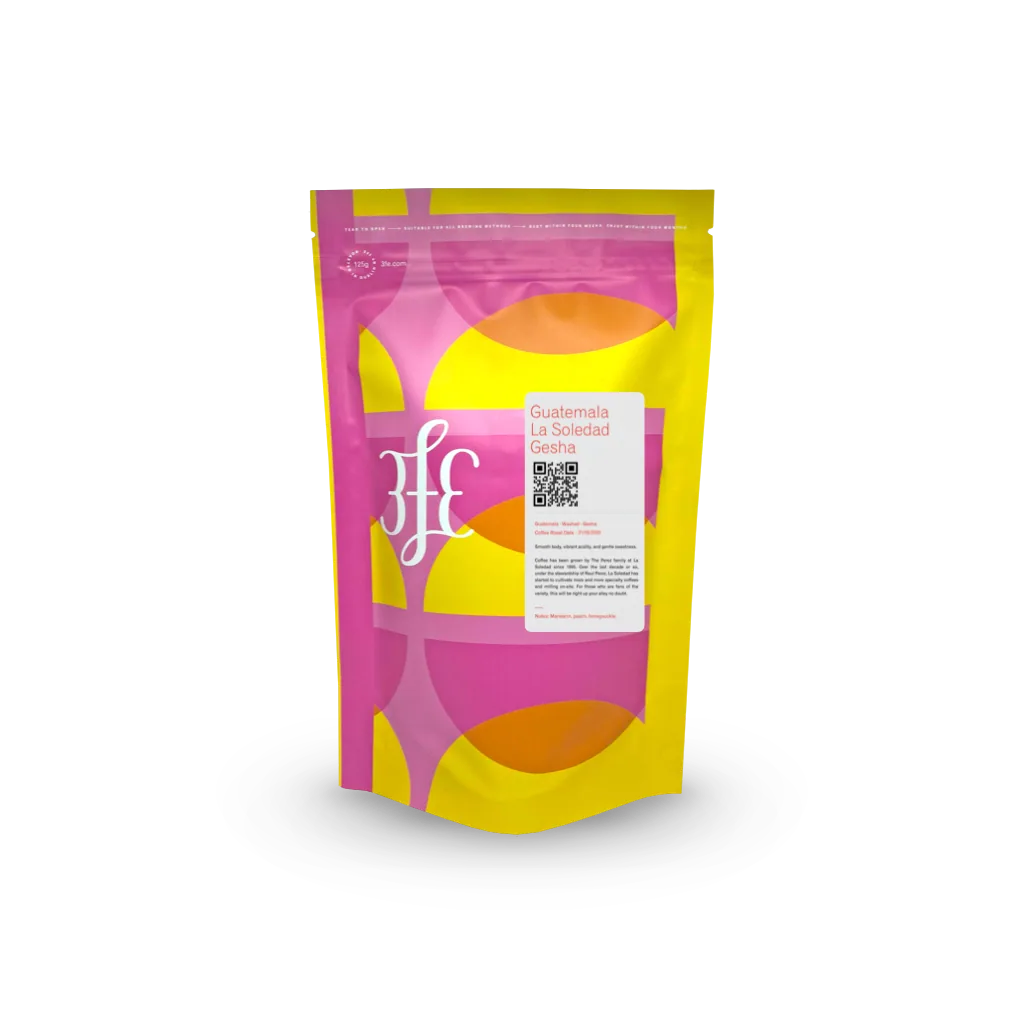 guatemala - la soledad: washed, gesha - guatemala coffee by 3fe