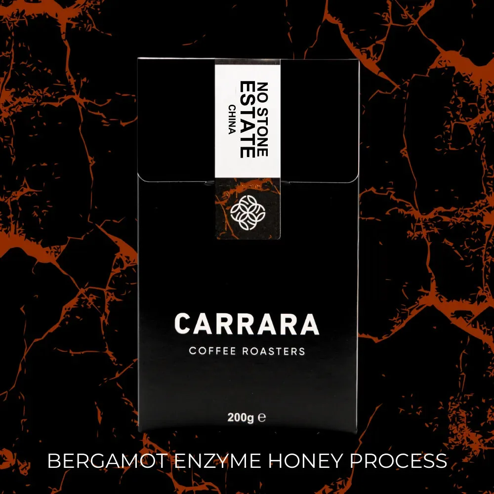 no stone estate, china - bergamot enzyme honey coffee by carrara coffee roasters