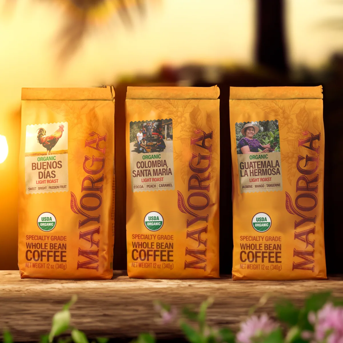 amanecer - light roast trio coffee by mayorga coffee pick-up locker