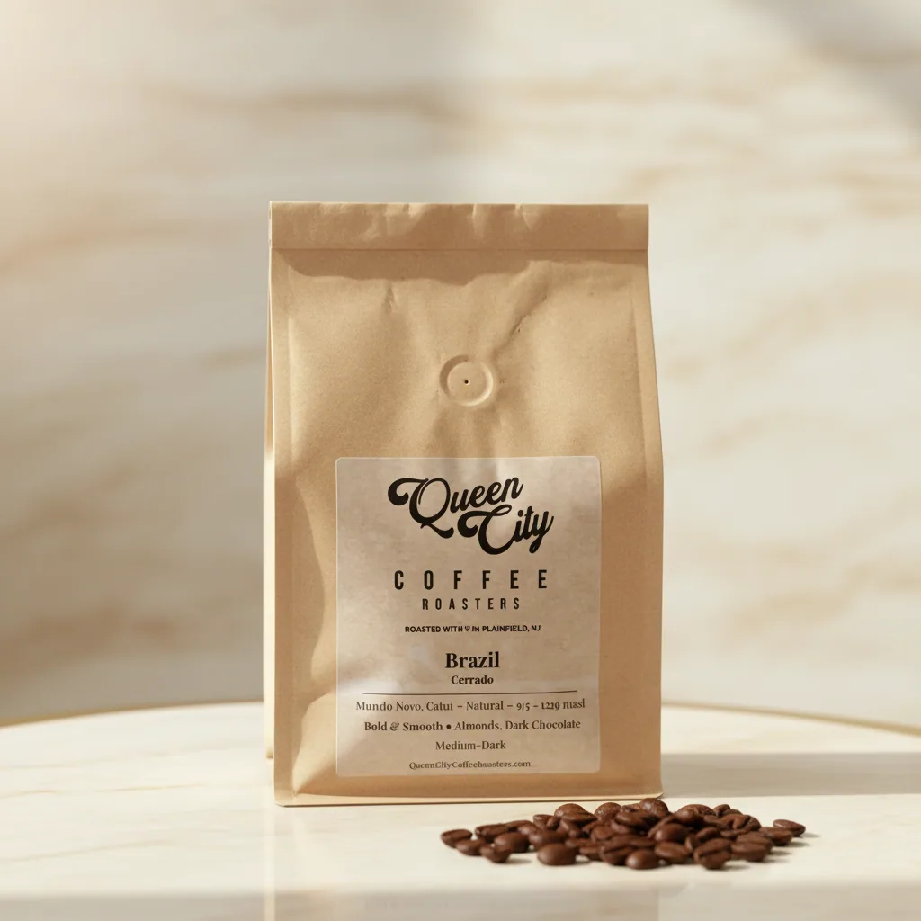 brazil cerrado coffee by queen city coffee roasters