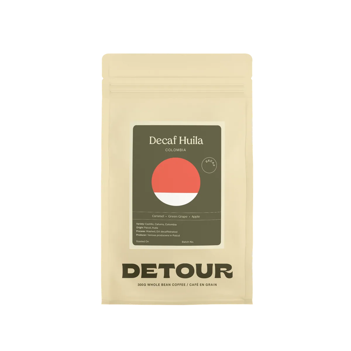 colombia huila decaf - colombia coffee by detour coffee roasters