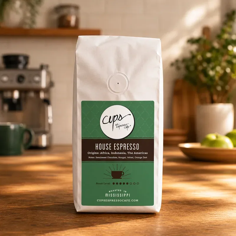 cups’ espresso blend coffee by cups espresso cafe