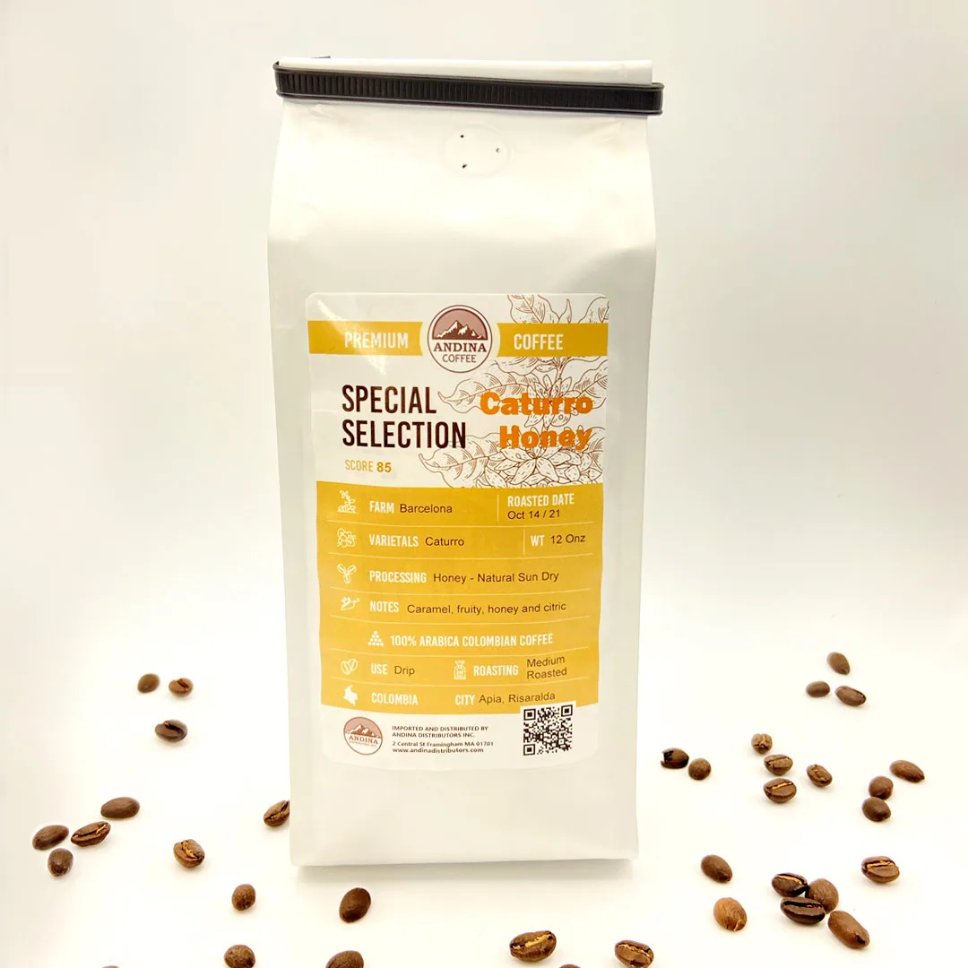 caturro honey – special colombian coffee coffee by saxonville mills cafe & roastery