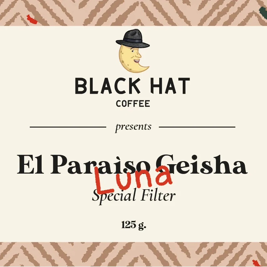 el paraiso geisha luna - special filter, thermal schock, colombia coffee by black hat coffee - specialty espresso bar