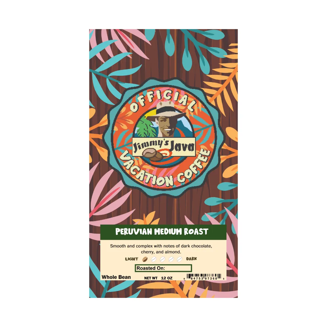 peruvian guardian del bosque natural medium roast coffee by jimmy's java