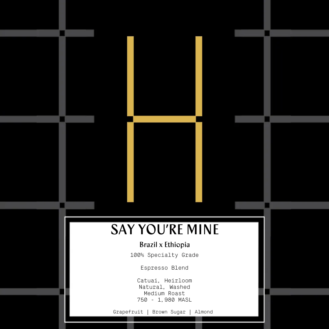 say you're mine | espresso blend - ethiopia + brazil coffee by h proper coffee roasters - podium
