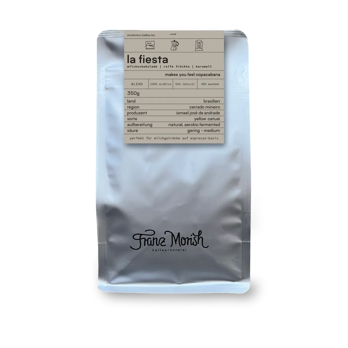 la fiesta - espresso coffee by franz morish coffee roastery