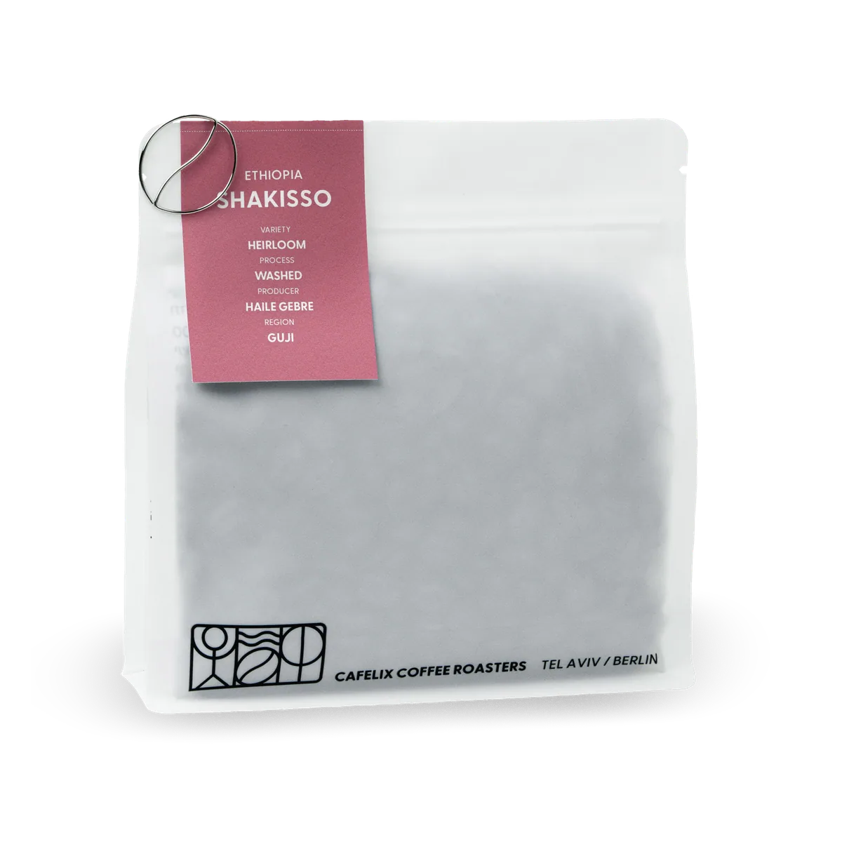 ethiopia, guji - shakisso, washed (light roast) coffee by cafelix coffee roasters