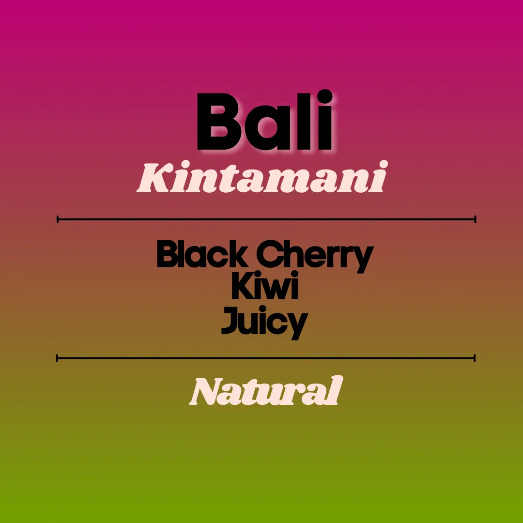 bali - kintamani natural (wholesale) coffee by flux coffee