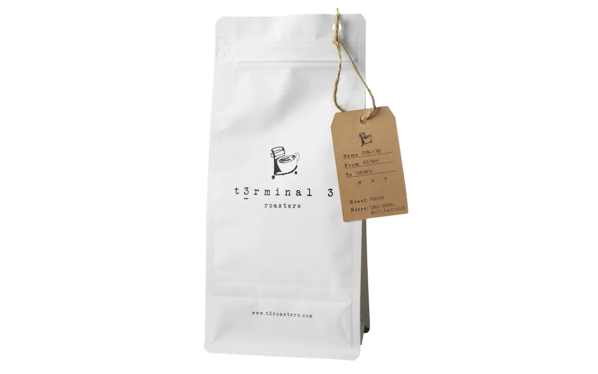 vietnam - dung k'no coffee by terminal 3 coffee roasters - lake shore