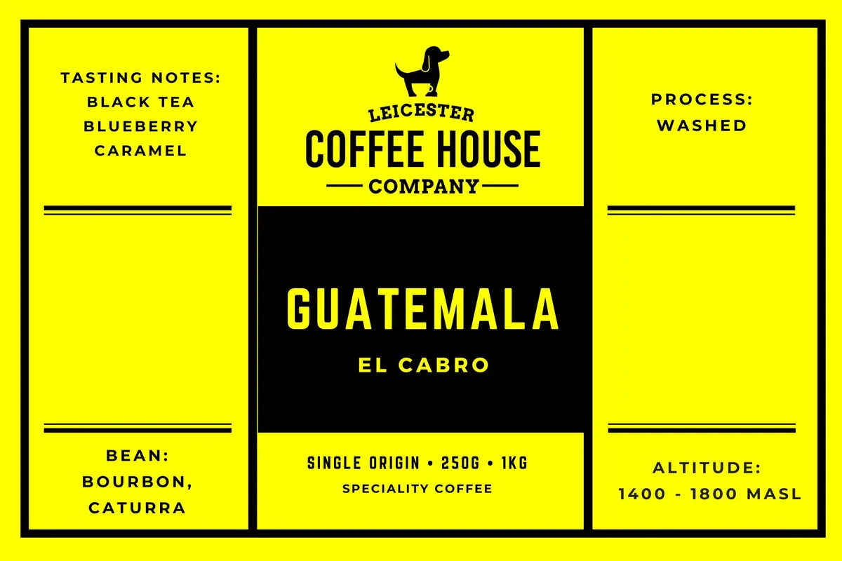 guatemala - el cabro coffee by leicester coffee house company