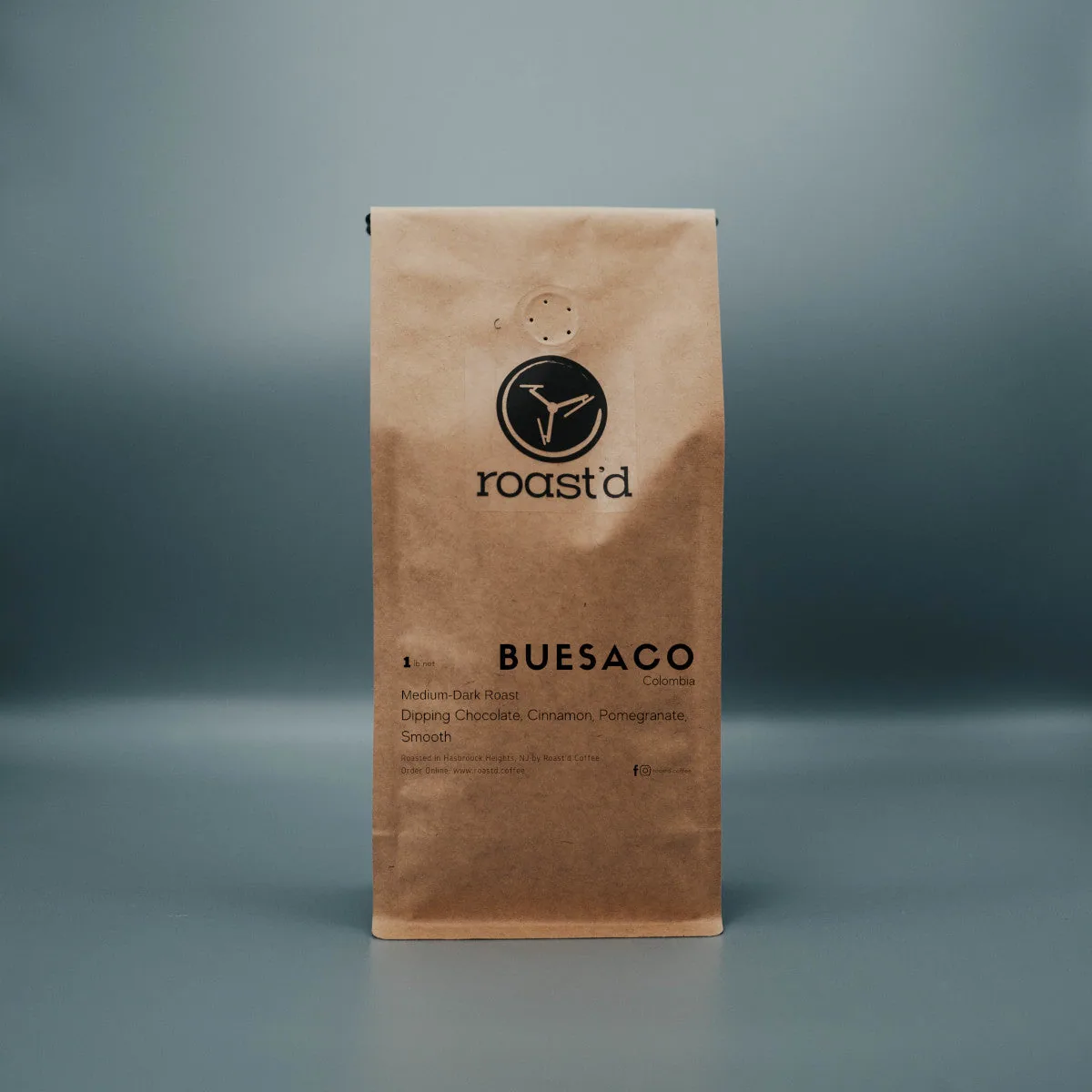 buesaco - colombia - medium dark roast coffee by roast'd coffee - fort lee