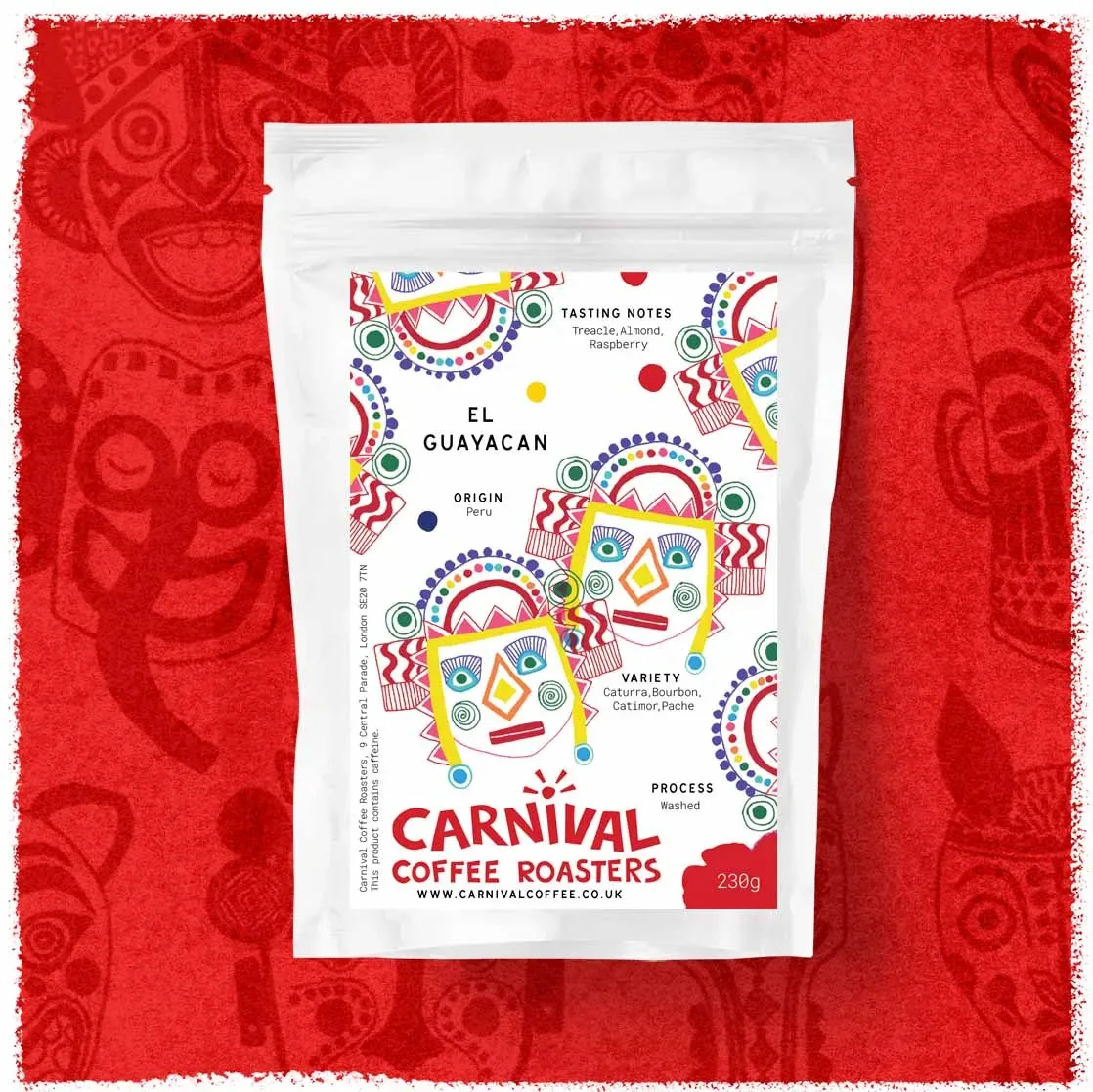 espresso - el guayacan, peru - treacle, almond, raspberry coffee by carnival coffee roasters