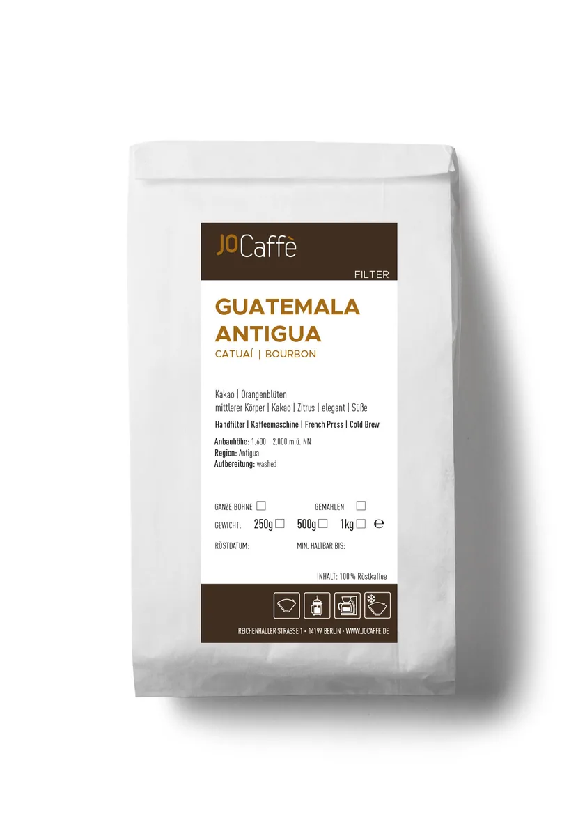 guatemala antigua coffee by jocaffè rösterei & maschinen