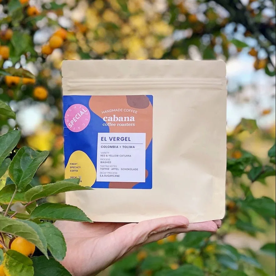 colombia | el vergel washed ea sugarcane coffee by cabana coffee roasters