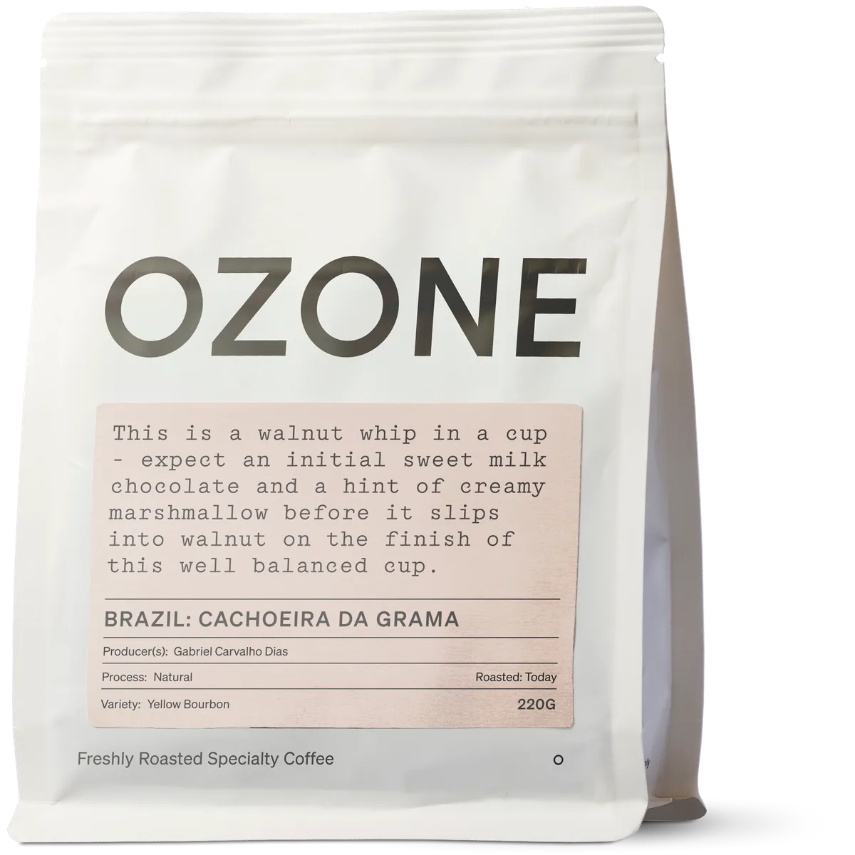 brazil: cachoeira da grama, yellow bourbon coffee by ozone coffee - shoreditch