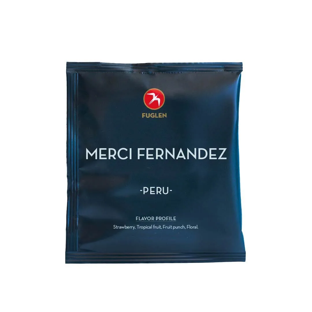 drip bag / merci fernandez, peru coffee by fuglen coffee roasters