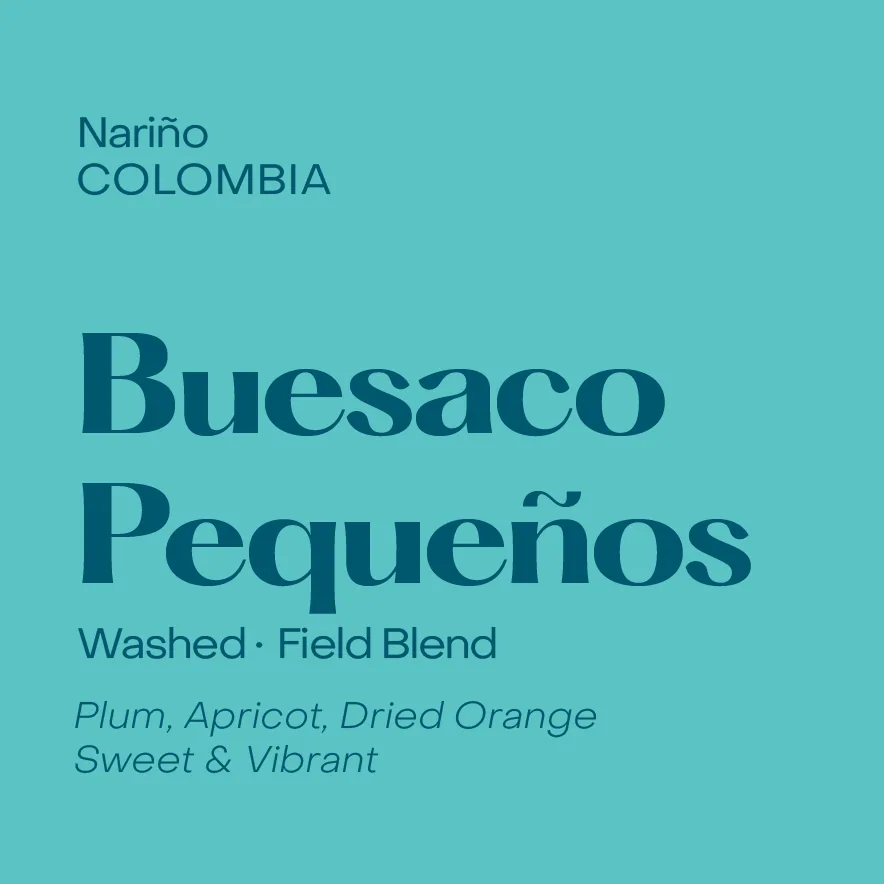 colombia buesaco pequeños, washed field blend coffee by subtext coffee roasters