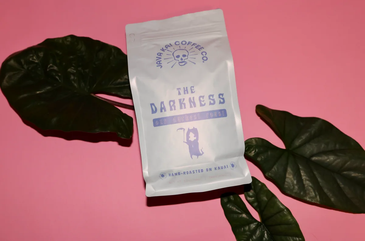 the darkness — our darkest roast coffee by java kai
