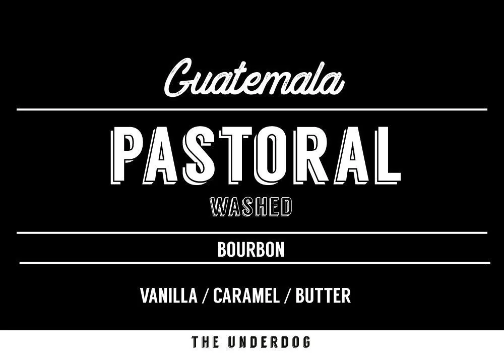 guatemala, pastoral, 200 g - guatemala coffee by the underdog