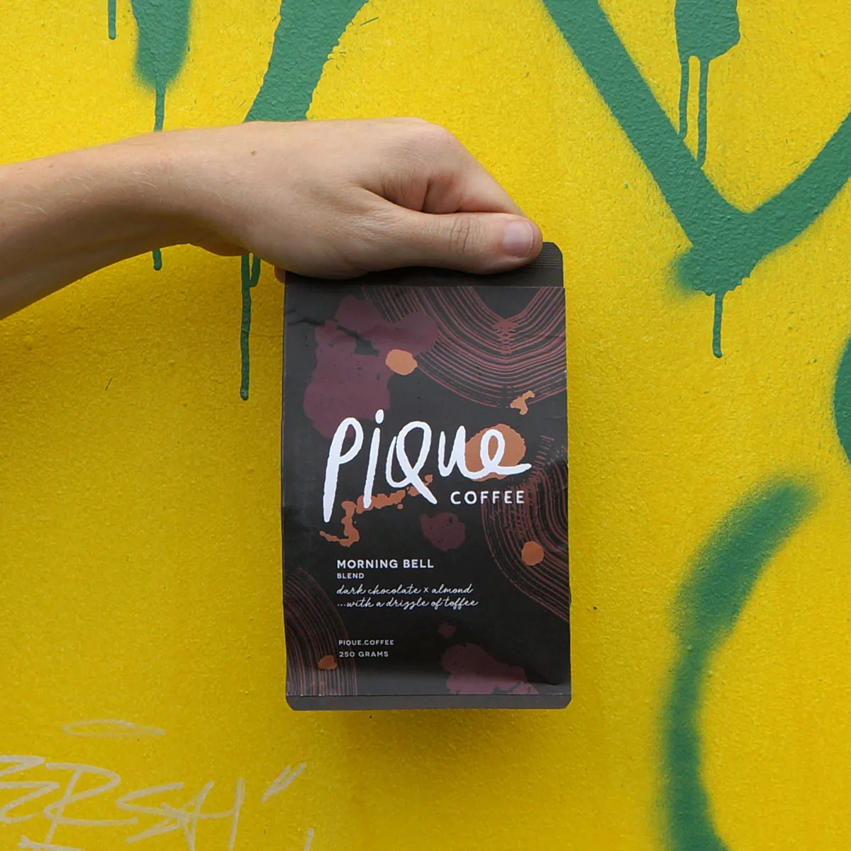 morning bell blend coffee by pique coffee