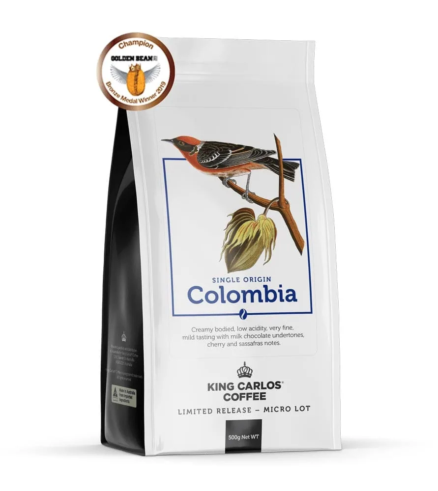 colombia supremo coffee by king carlos coffee roasters