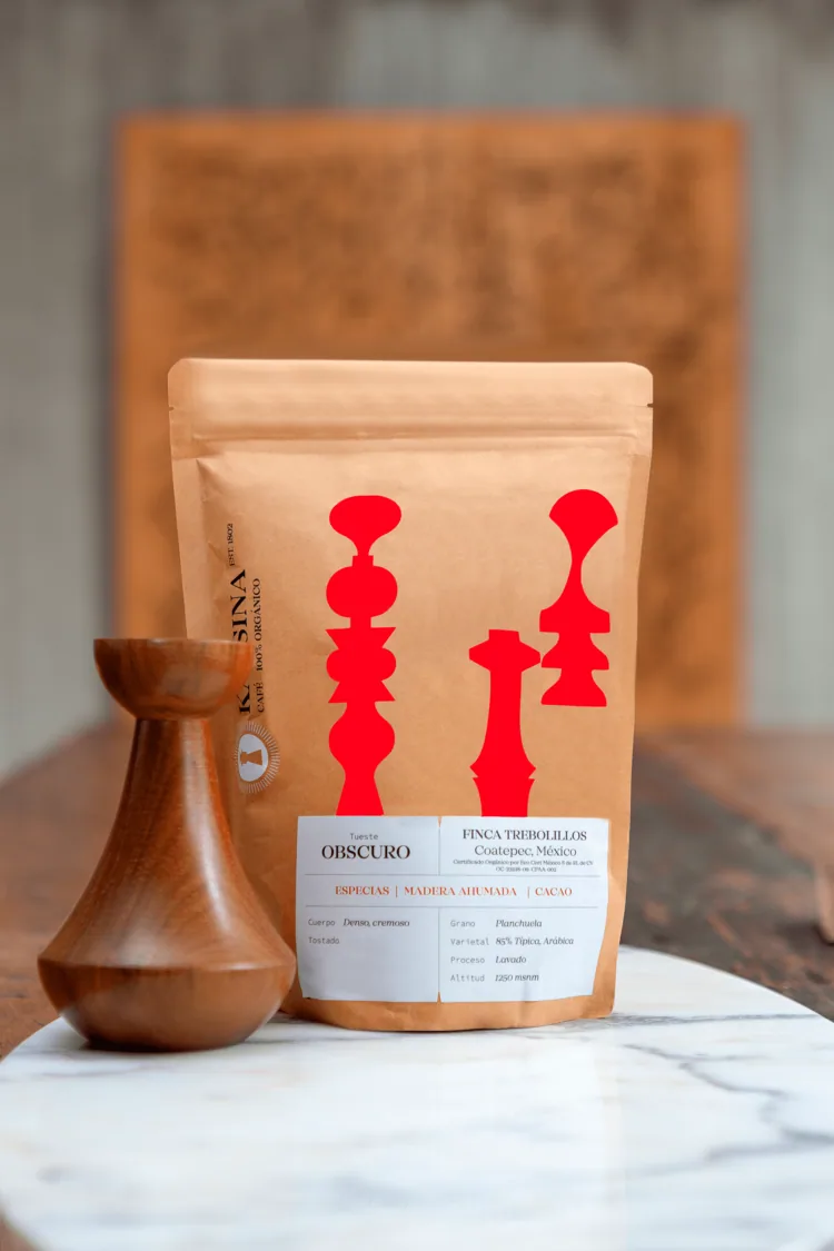 café orgánico - tueste obscuro 1lb (454 gr.) - mexico coffee by cafe katsina | el desastre bookstore